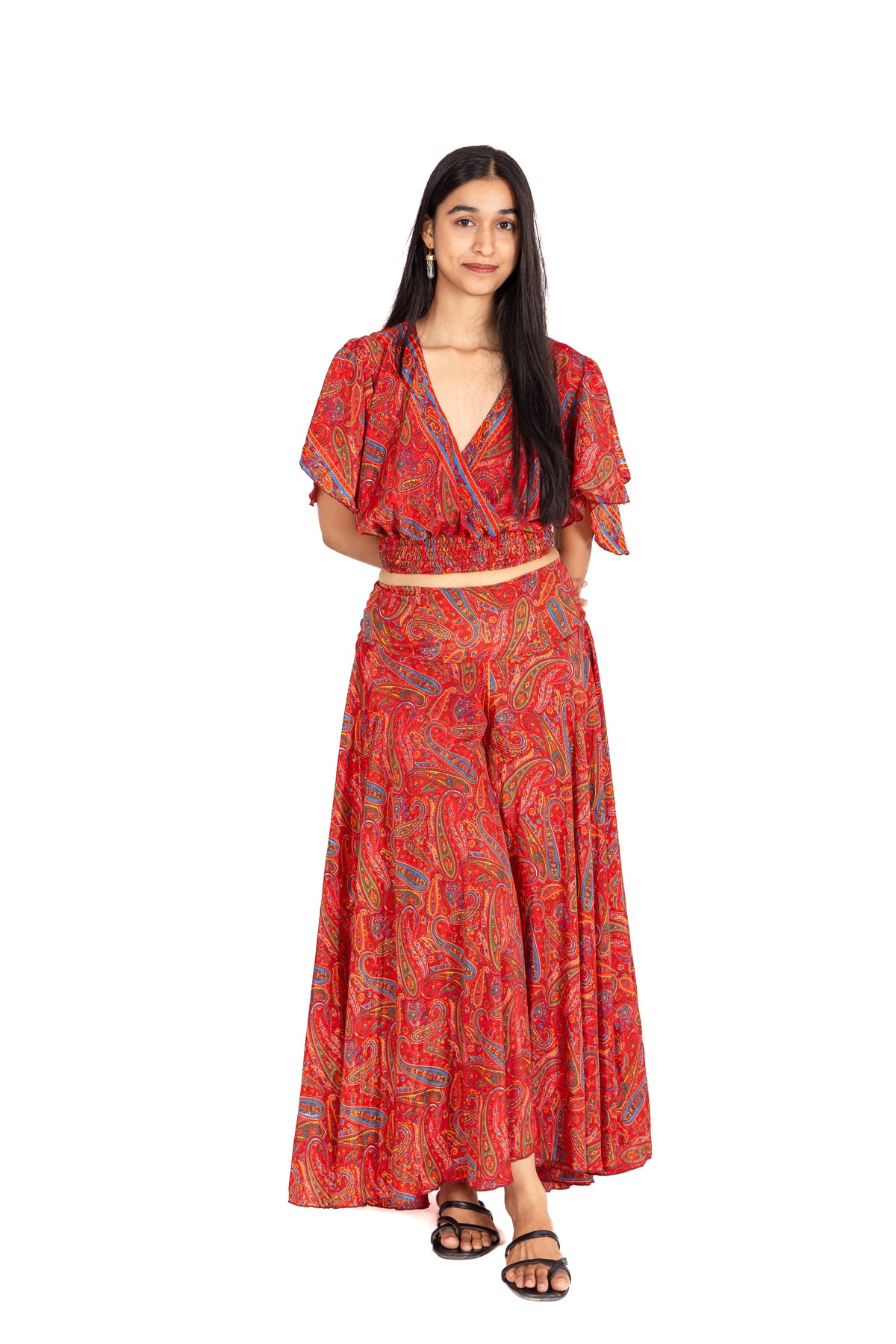 Rosewood Paisley Wrap Set