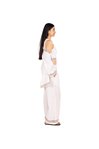 JUTE THREE - PIECE  HEALTHER CO-ORD SET