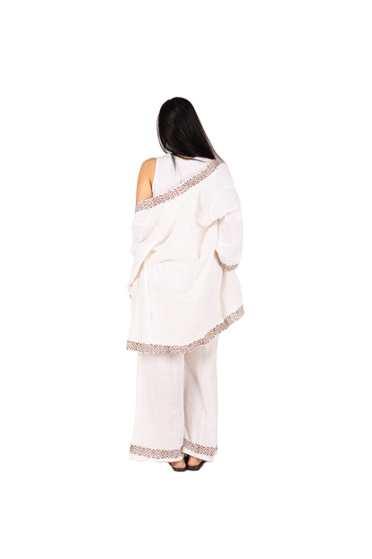 JUTE THREE - PIECE  HEALTHER CO-ORD SET