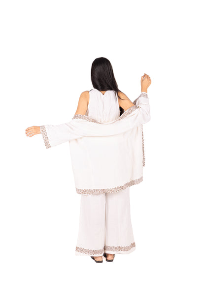 JUTE THREE - PIECE  HEALTHER CO-ORD SET