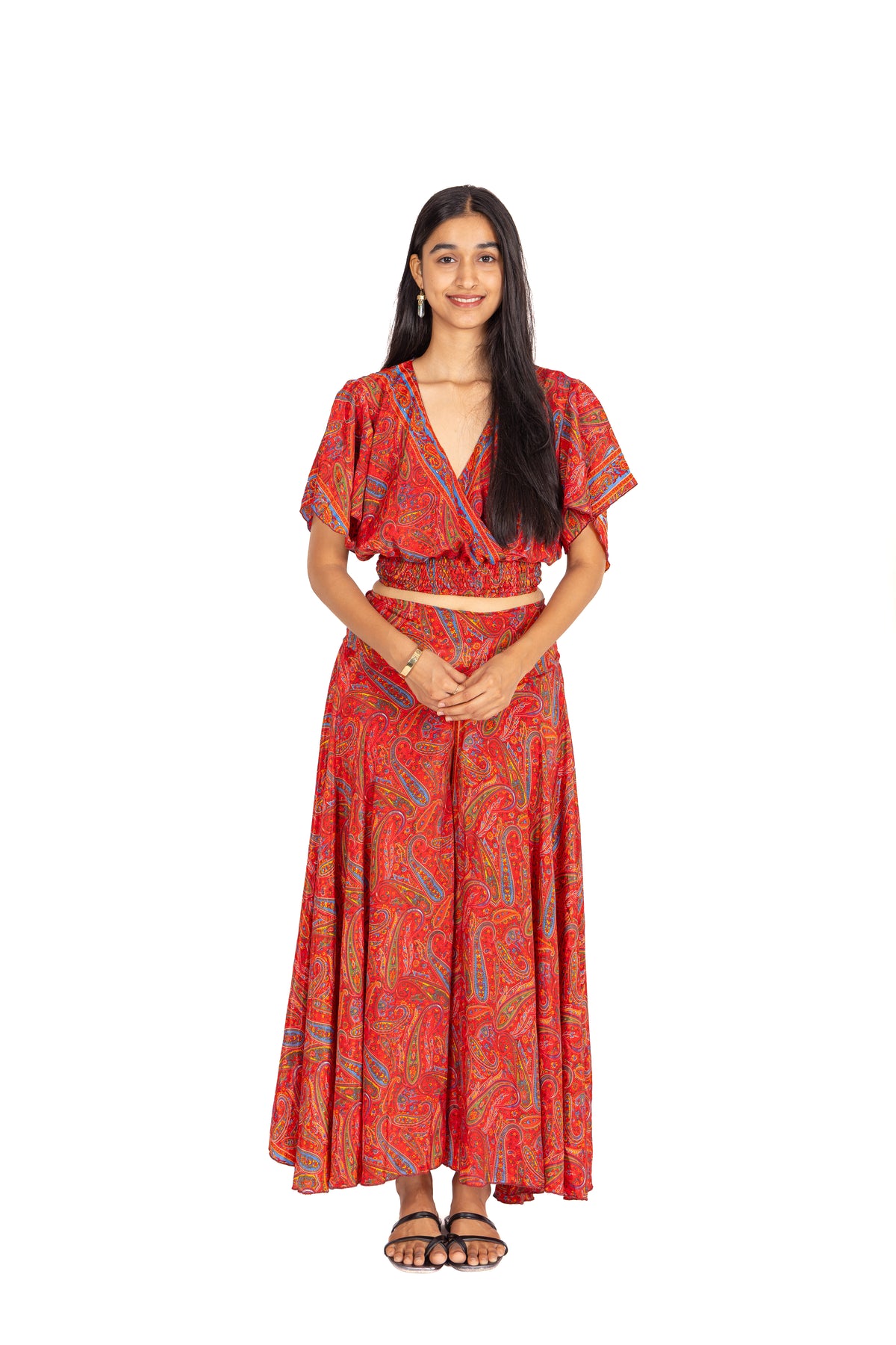 Rosewood Paisley Wrap Set