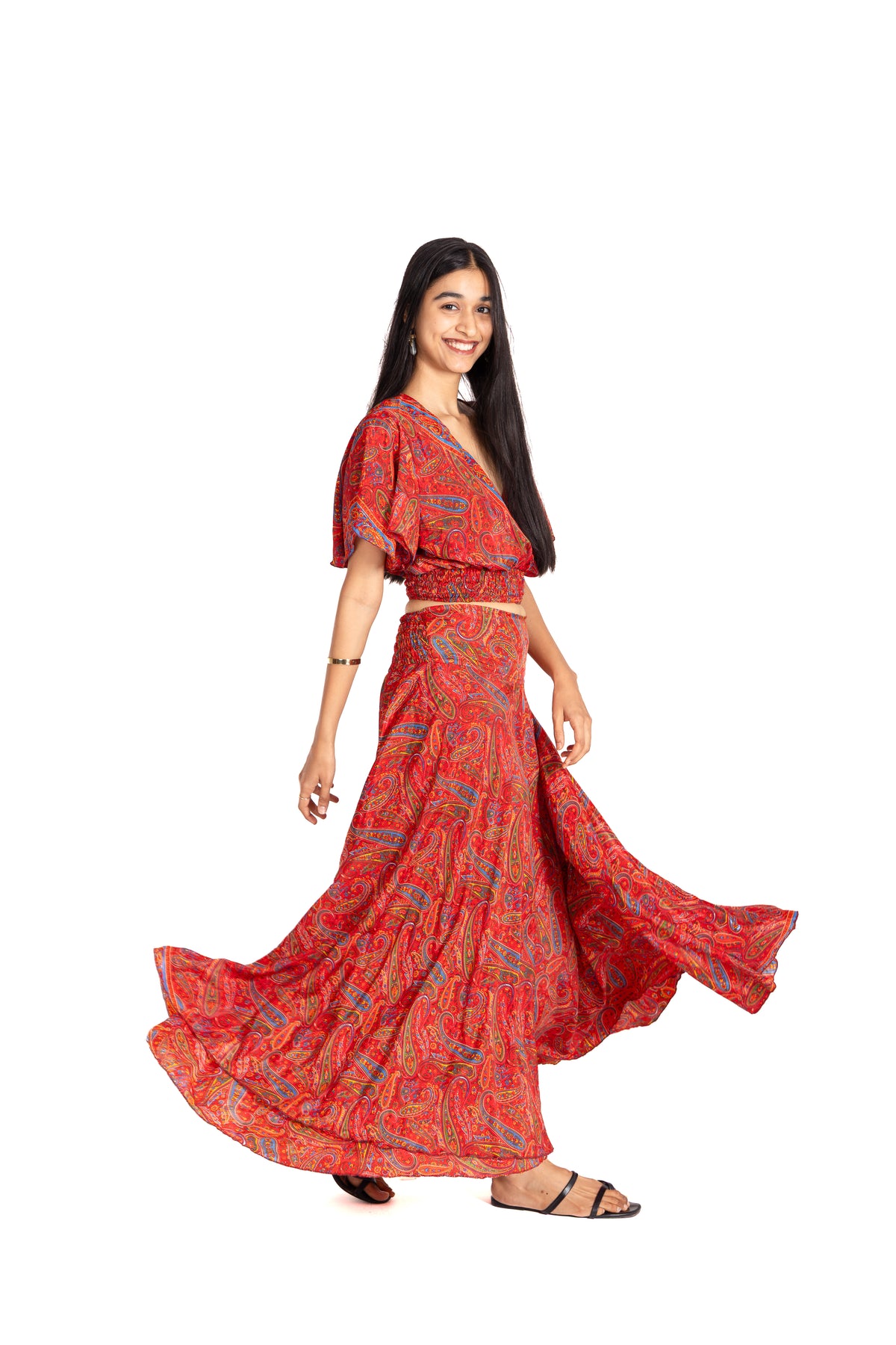 Rosewood Paisley Wrap Set