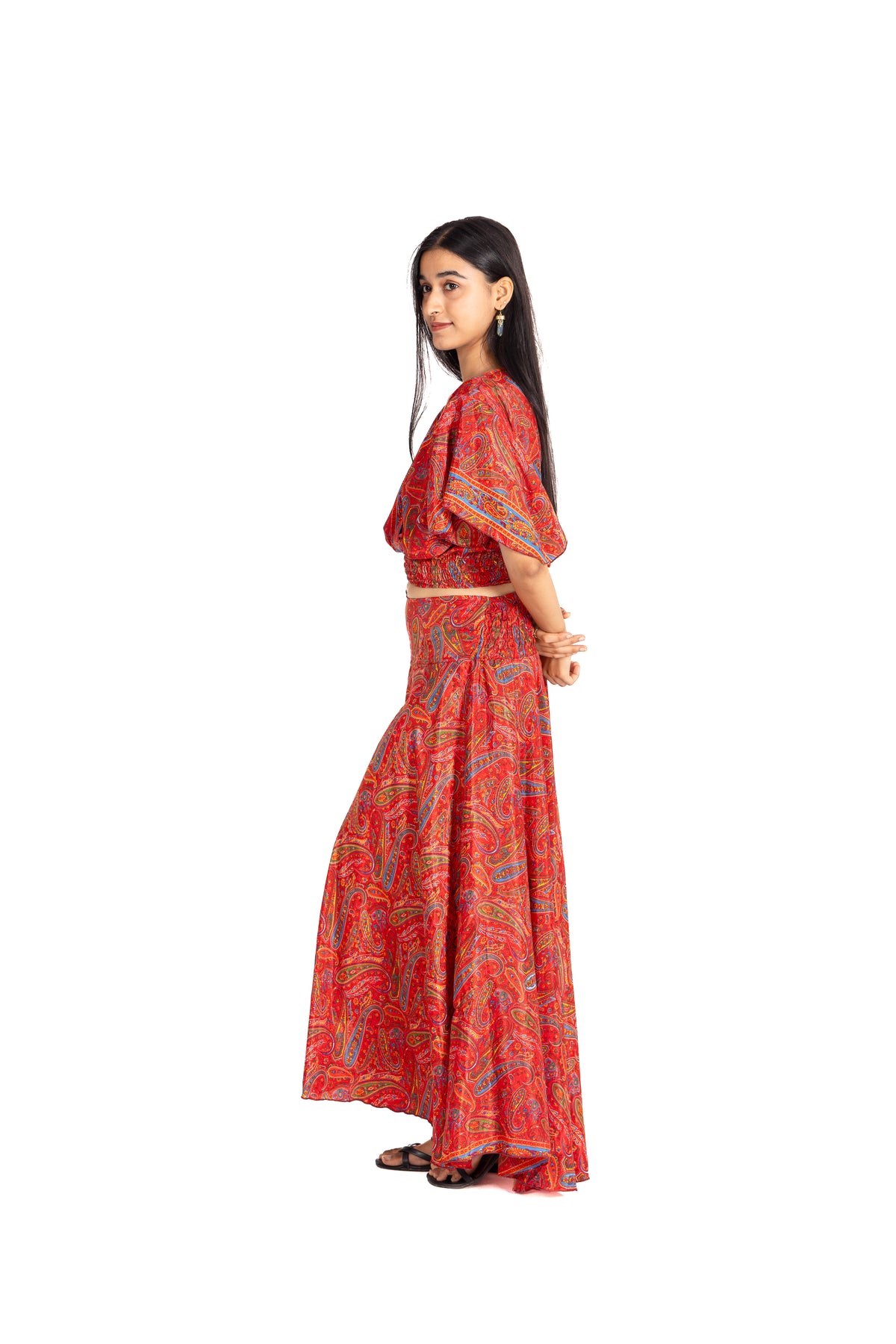 Rosewood Paisley Wrap Set