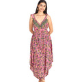 Blush Paisley Handkerchief Dress