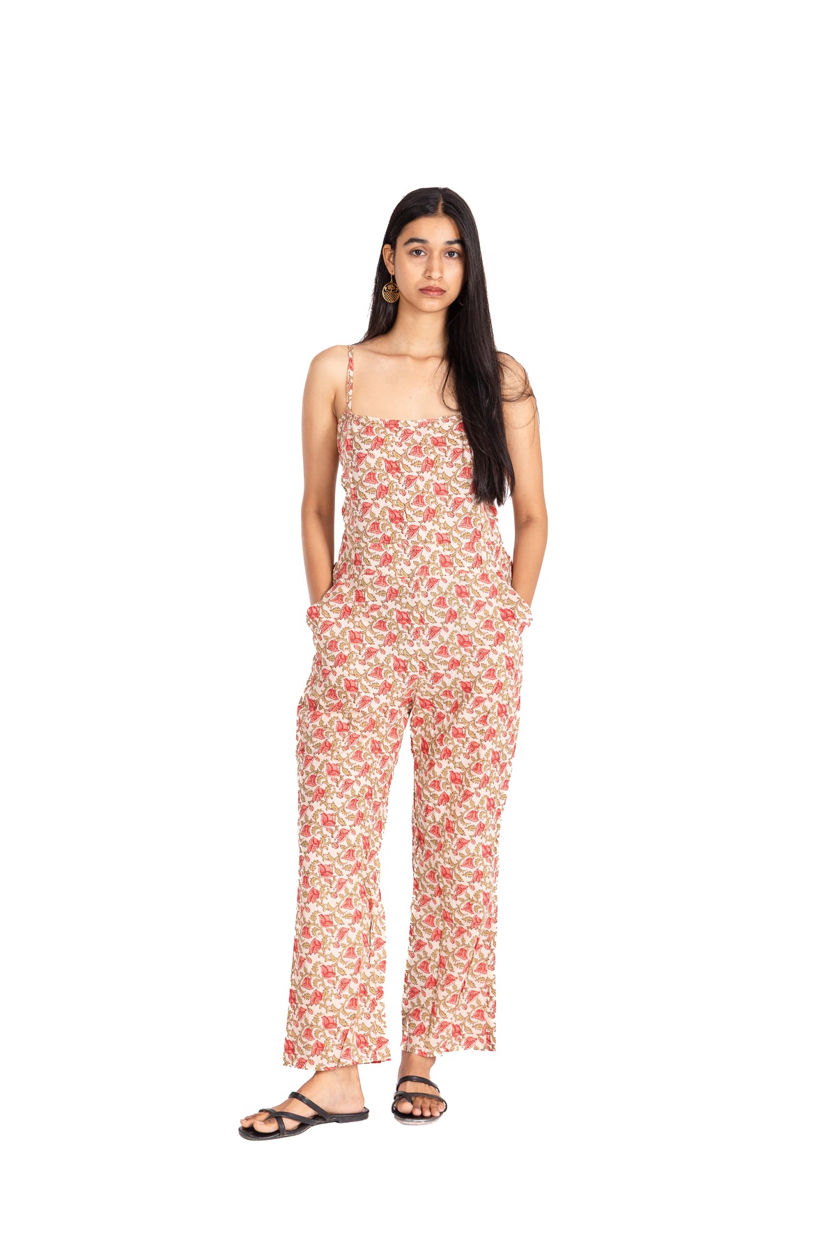 Ivory Bloom Cami Jumpsuit