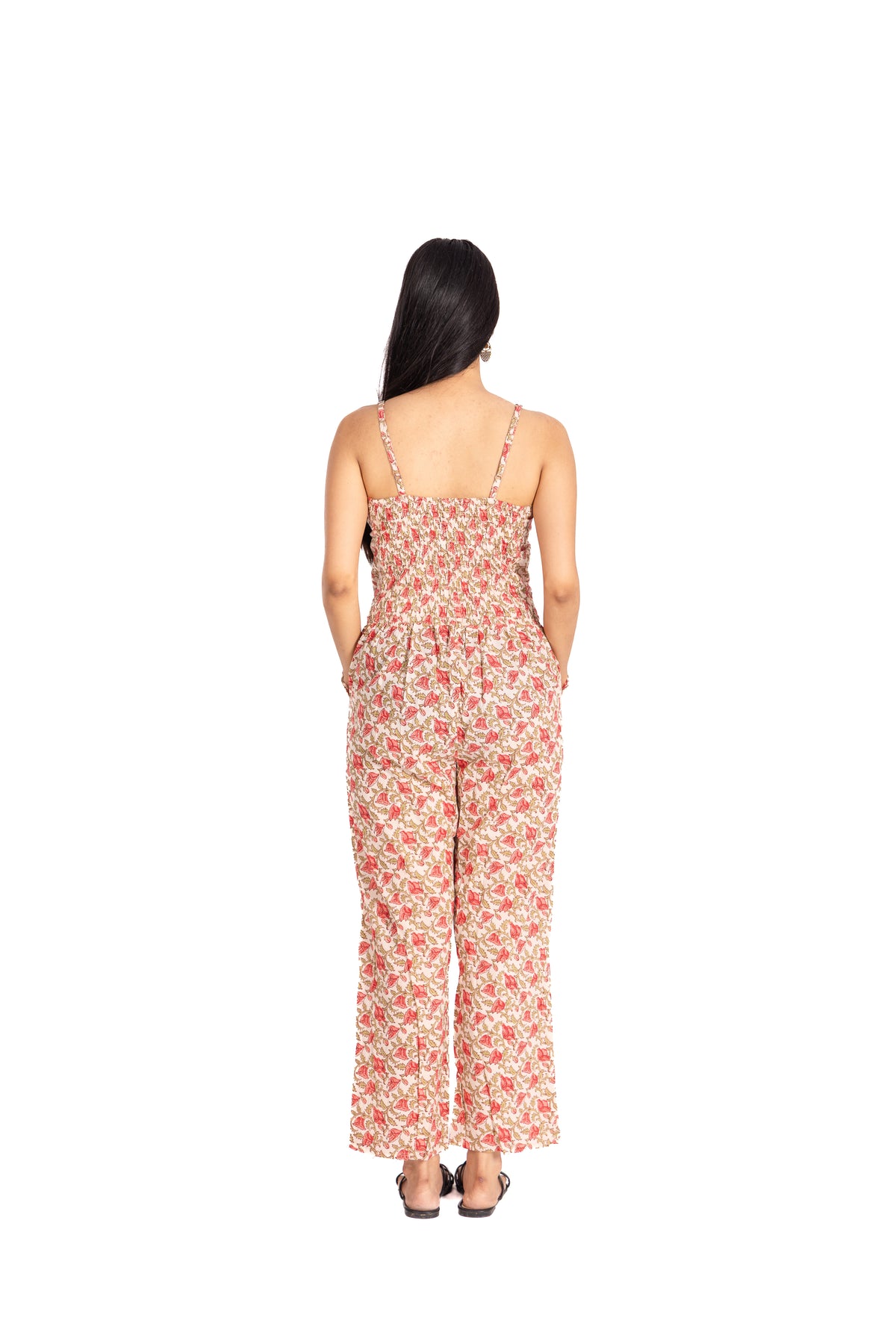 Ivory Bloom Cami Jumpsuit