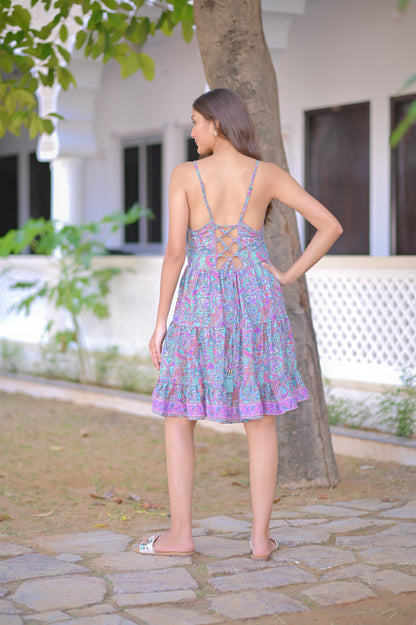 THREE FRILL DRESS