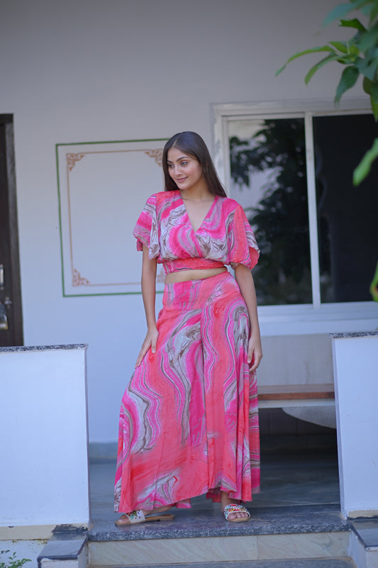 BOBIN TOP UMBRELLA PAJAMA CO ORD SET