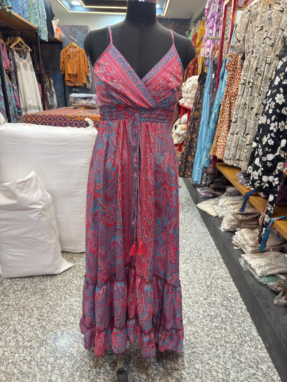 Pink Paradise Boho Maxi